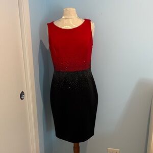 Calvin Klein Crystal beaded Cocktail dress size 8